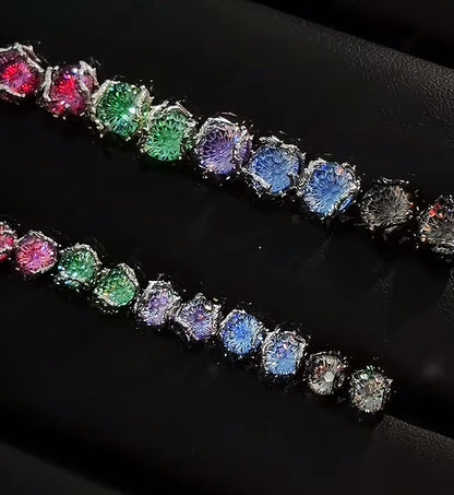 [LUMI9] Sterling Silver LOVE100 Thorn Earring 8MM AAAAA+ CZ Bullet back AAAAA+ D Color VVS Clarity Unisex Fashion Jewelry