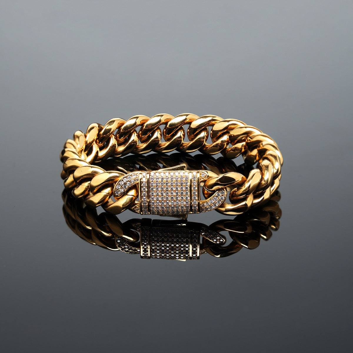 [LUMI53] Bracelet à maillons cubains pour homme, bijou hip-hop unisexe pour homme et femme, idéal pour les fêtes, de 18 à 71 cm 